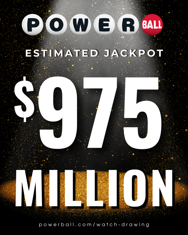 Powerball Jackpot est. $975M