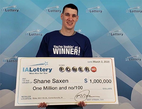 Iowa Lottery Powerball Winner Shane Saxen