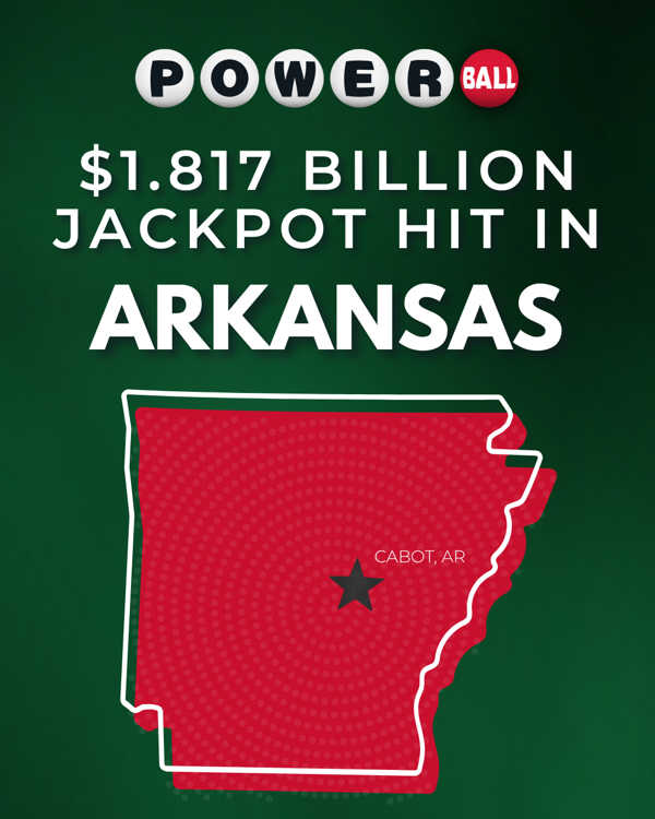 Jackpot won in Cabot AR