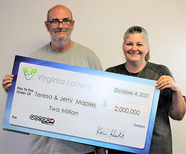 Virginia Lottery Powerball Winners Jerry and Teresa Maples