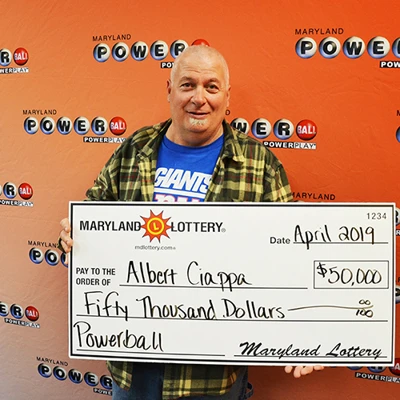Maryland Lottery Powerball Winner Al Ciappa