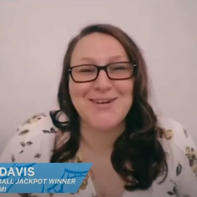 Michigan Lottery Powerball Jackpot Winner Cristy Davis