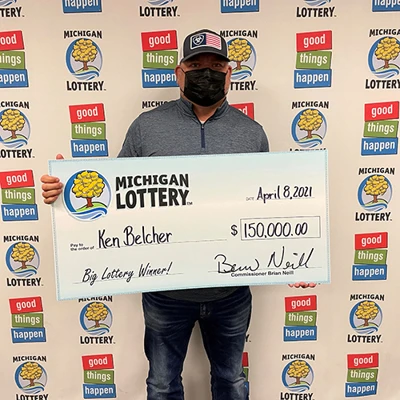 Michigan Lottery Powerball Winner Ken Belcher