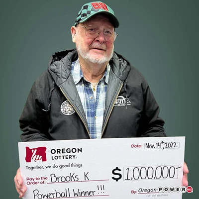 Oregon Lottery Powerball Winner Brooks Keebey
