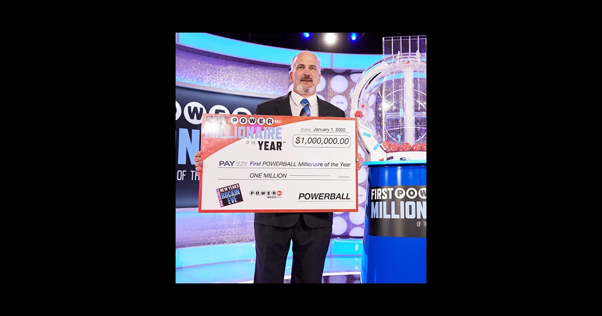 Blaine Marston of Maine Wins "First POWERBALL Millionaire of the Year