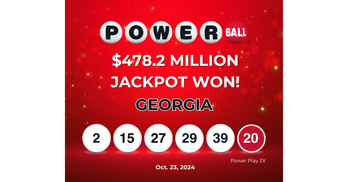 The 8.2 million Powerball jackpot was won in Georgia