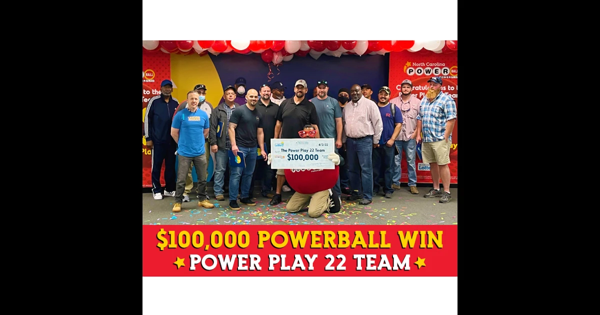 NC Education Lottery 22 people split 100,000 Powerball win Powerball