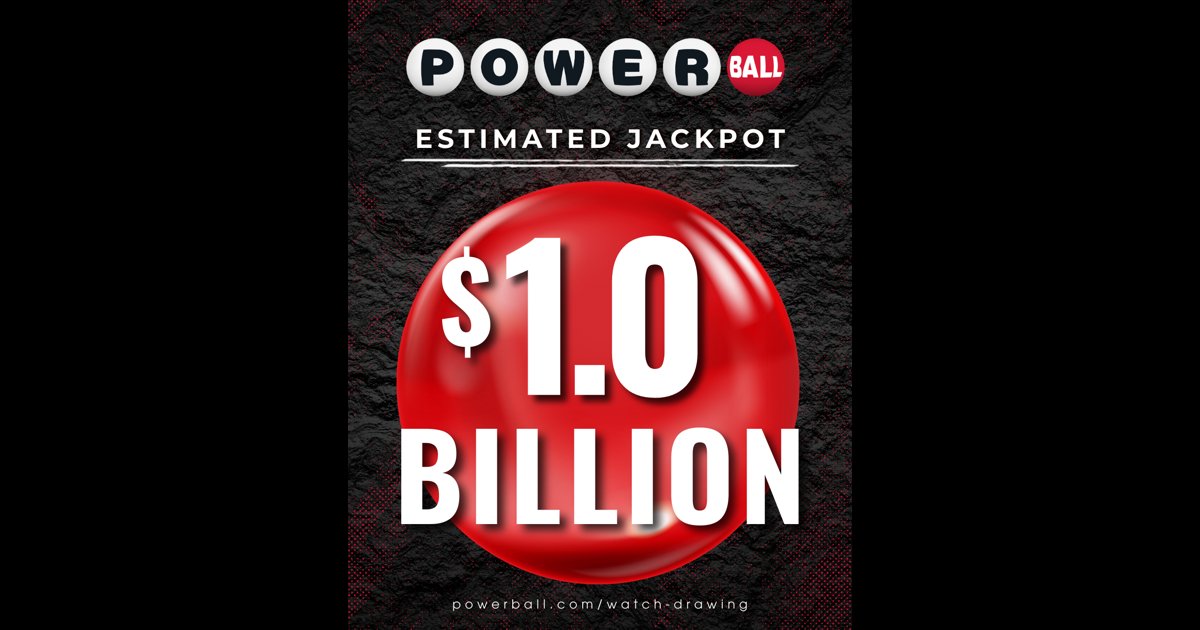 Powerball® jackpot rises to $1 billion for Saturday drawing