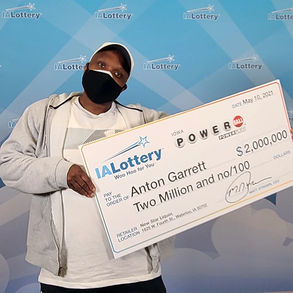 Iowa Lottery Powerball Winner Anton Garrett