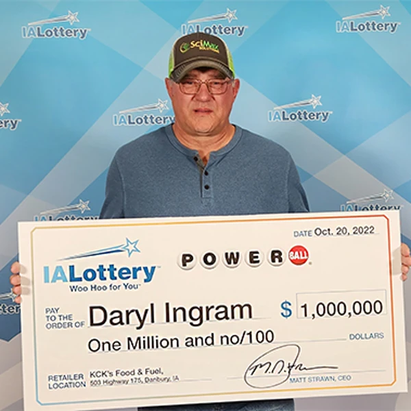 Iowa Lottery Powerball Winner Daryl Ingram