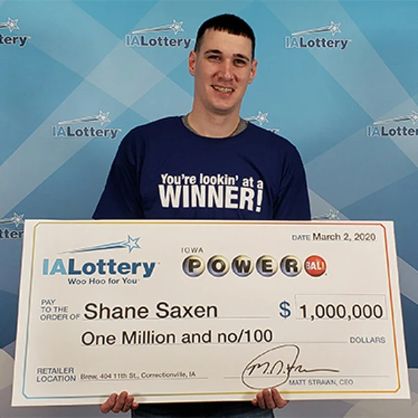 Iowa Lottery Powerball Winner Shane Saxen