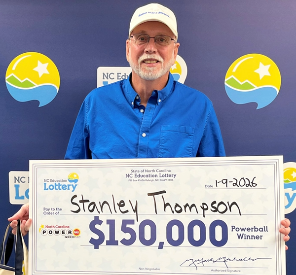 North Carolina Education Lottery Powerball Winner