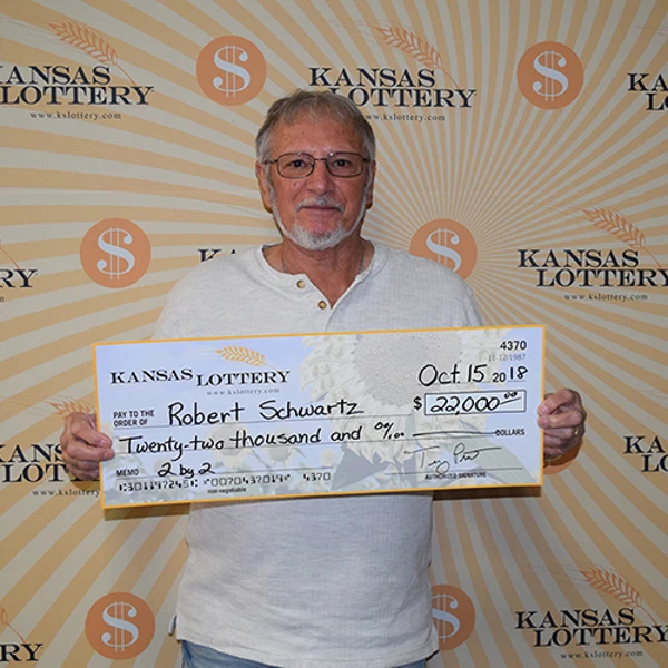 Kansas Lottery Winner Robert Schwartz