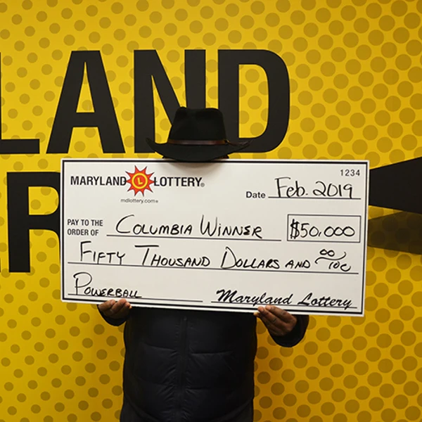 Maryland Lottery Powerball Winner from Columbia