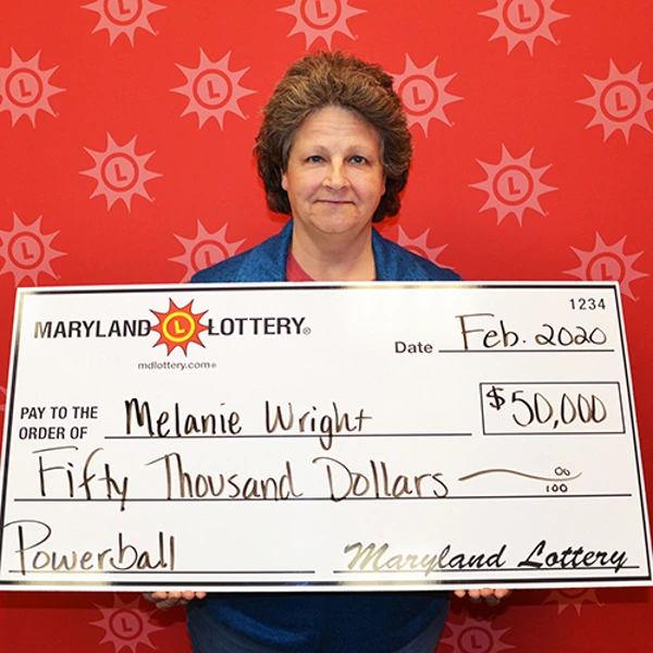 Maryland Lottery Powerball Winner Melanie Wright