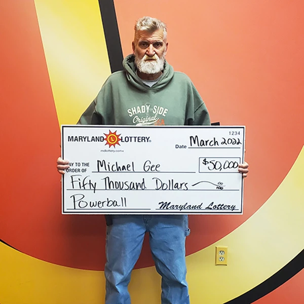 Maryland Lottery Powerball Winner Michael Gee