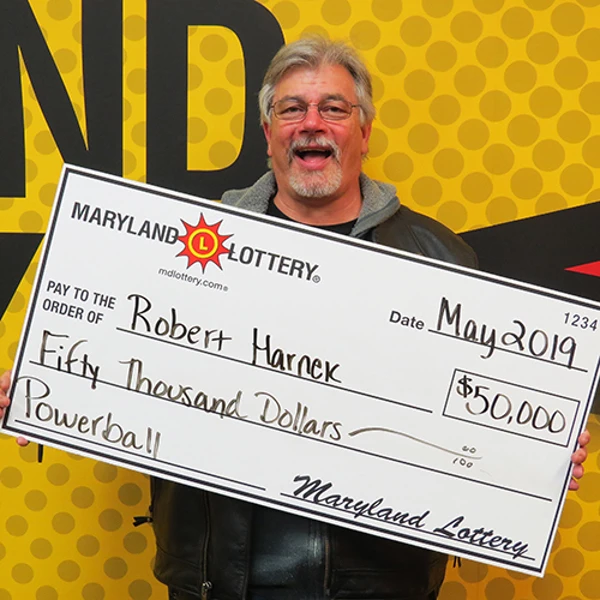 MD Lottery Powerball Winner Robert Harnek