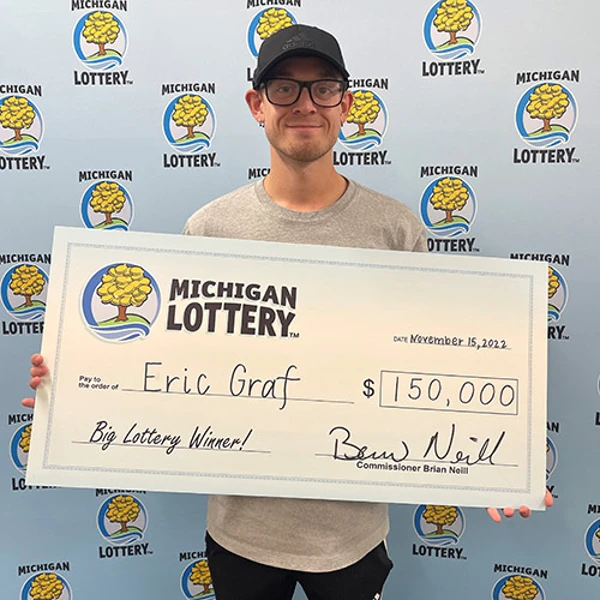 Michighan Lottery Powerball Winner Eric Graf