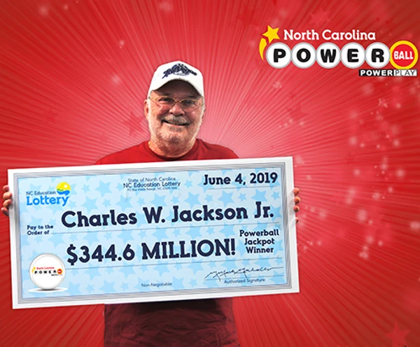 North Carolina Education Lottery Powerball Jackpot Winner Charles Jackson Jr.