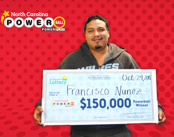 North Carolina Education Lottery Winner Francisco Nunez