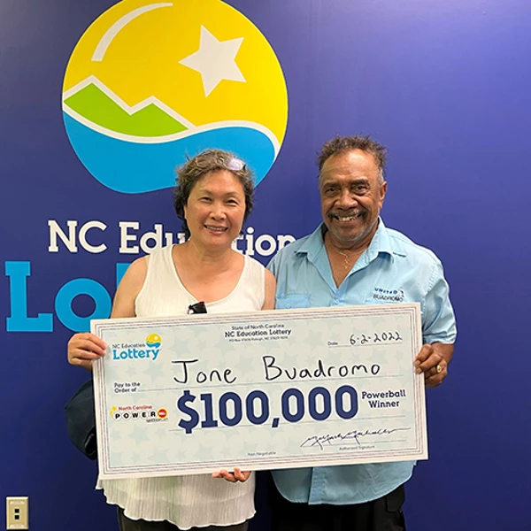 NC Education Lottery Winner Jone Buadromo 