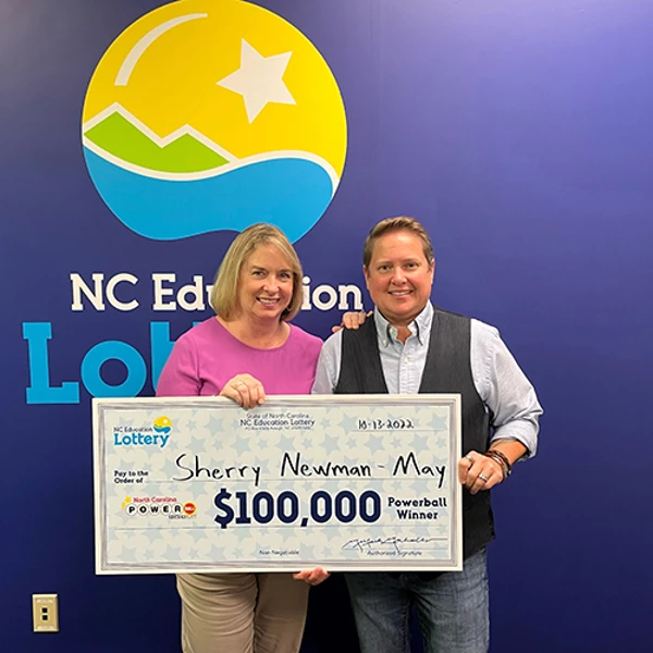 North Carolina Education Lottery Powerball Winner Sherry Newman-May