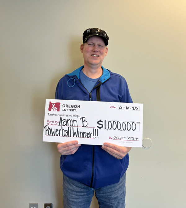 Aaron Bendickson Oregon Lottery Winner