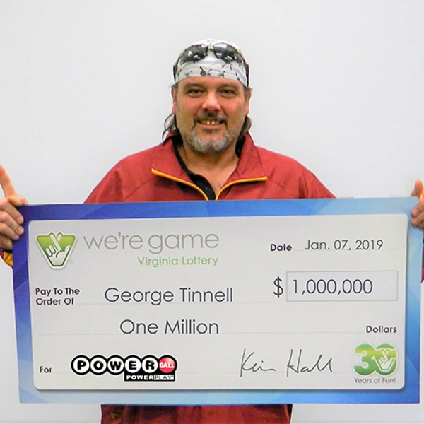 Virginia Lottery Powerball Winner George Tinnell