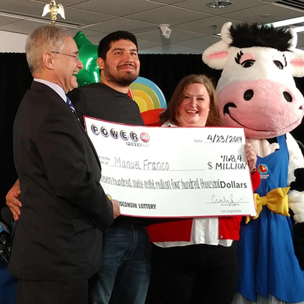 Wisconsin Lottery Powerball Jackpot Winner Manuel Franco