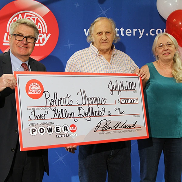 WV Lottery Winner Robert Thomas